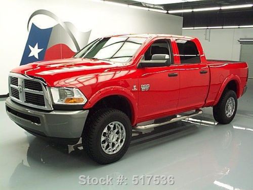 2011 dodge ram 2500 crew diesel 4x4 auto bright red 56k texas direct auto