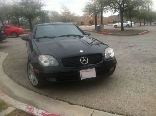 2000 mercedes benz slk230 roadster kompressor convertible hard top, no reserve