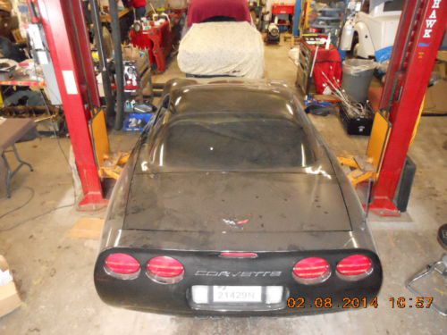 2001 black z06 corvette front clip 30k miles runs &amp; drives