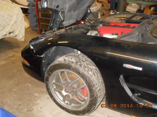 2001 Black Z06 Corvette Front Clip 30K Miles Runs & Drives, US $15,000.00, image 18
