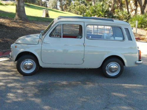 Beautiful 1963 fiat 500 giardinera survivor- 13,000 originial kilometers