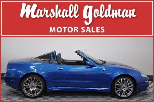 2005 maserati grandsport spyder anniversary blue  navy blue leather   3100 miles