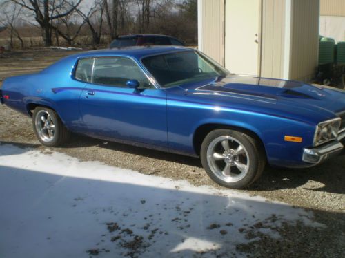 1974 plymouth road runner big block custom paint