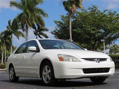 2005 honda accord ex-l-only 47,031 orig miles-florida car-leather-no reserve