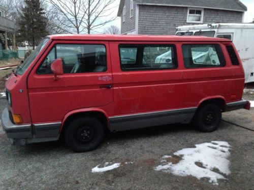 1990 volkswagen vanagon carat standard passenger van 3-door 2.1l