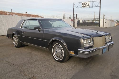 1985 buick riviera luxury coupe 2-door 5.0l