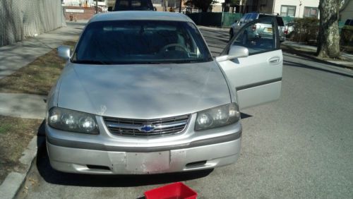2002 chevy impala/ police package(silver)