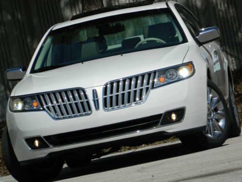 2012 lincoln mkz navi sync bluetooth heated a/c leather seats chrome pakg