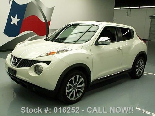 2011 nissan juke sl sunroof leather nav rear cam 55k mi texas direct auto