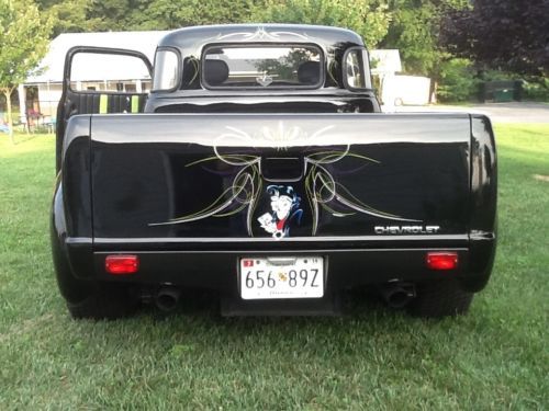 1950 Chevy 3100 Long Bed Five Window Pick Up Custom Street Rod, image 4