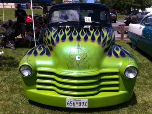 1950 Chevy 3100 Long Bed Five Window Pick Up Custom Street Rod, image 7