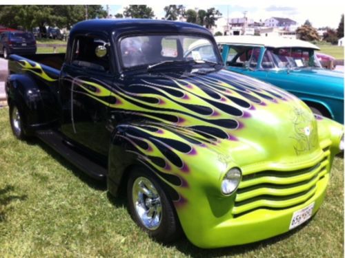 1950 Chevy 3100 Long Bed Five Window Pick Up Custom Street Rod, image 8