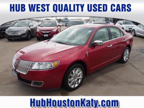 2010 lincoln mkz leather chrome low miles mint texas