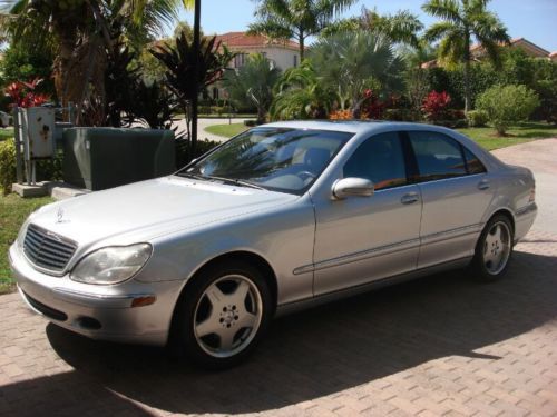 2001 mercedes benz s500 silver