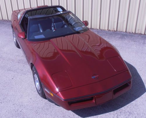 1987 c-4 corvette coupe dark red metallic 74,200 miles 12,800 on rebuilt engine.