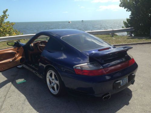 2003 porsche 911 4s coupe, 6 speed, aero, midnight blue/hermes rare combo