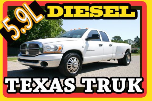 Cummins slt 4dr dually turbo diesel l6 5.9l cummins 6speed trans texas truck