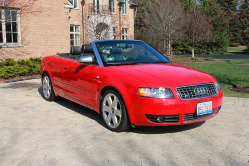 2005 audi s4 convertible quattro 4.2 v8 awd leather interior bose stereo