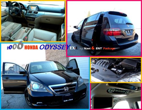 2006 honda odyssey ex-l w/navi &amp; ent&#039; package**very clean** custom look**