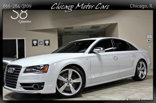 2014 audi s8 quattro $128k+msrp bang&amp;olufsen driverassistance coldweather carbon