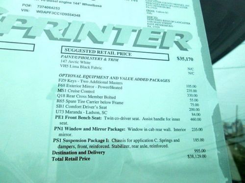 2013 MERCEDES-BENZ SPRINTER 3500 144" MIRANDA BODY UP FIT CAB CHASSIS TOOL BOXES, US $55,802.00, image 18