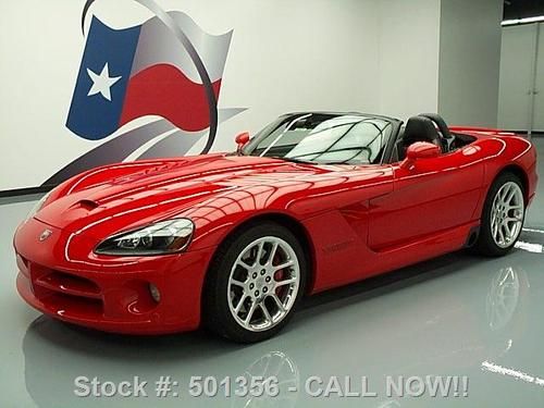 2005 dodge viper srt-10 roadster chrome wheels only 15k texas direct auto