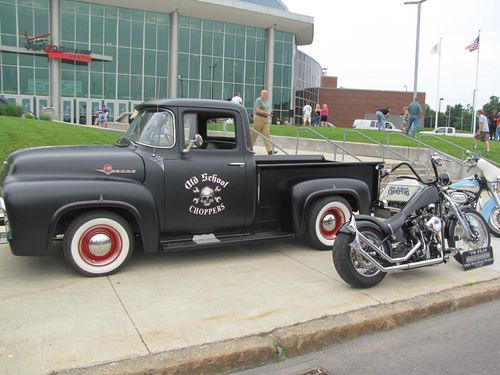 Old school ford truck .... 312 v8 y block