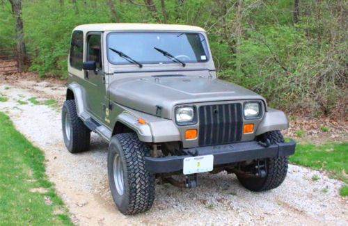 1991 jeep wrangler sahara sport utility 2-door 4.0l 4wd