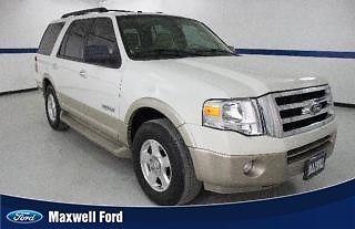 08 expedition eddie bauer 4x2, sunroof, dvd, rear ac, clean, we finance!