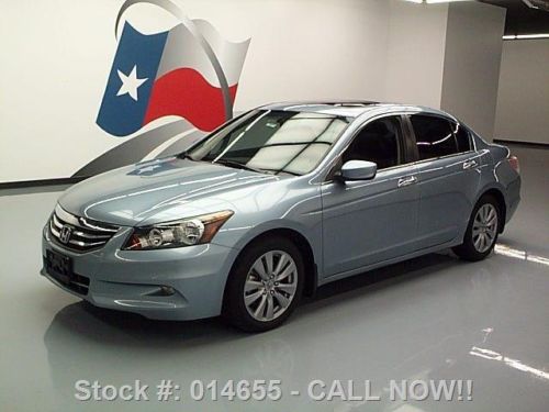 2011 honda accord exl sedan sunroof nav rear cam 36k mi texas direct auto