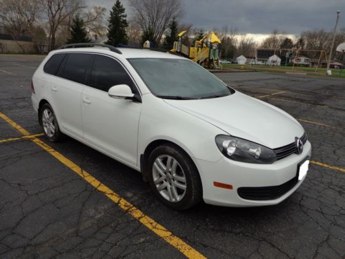 2010 volkswagen jetta tdi turbo diesel wagon no reserve vw loaded