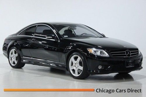 08 cl550 sport navigation premium 2 night view rear camera heated wheel rare !