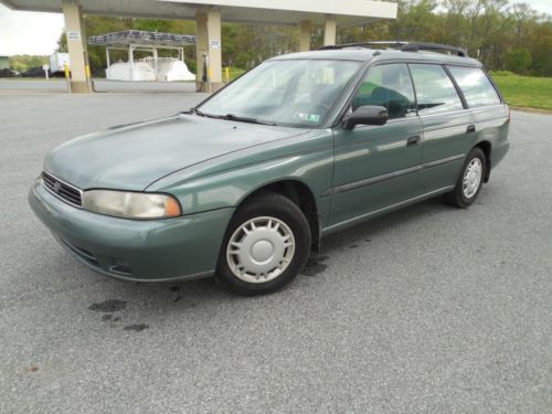 1996 subaru legacy l wagon economical gas saver awd!!  roomy reliable no reserve