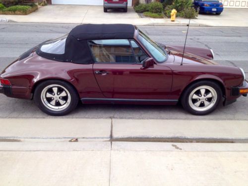 1983 porsche 911sc cabriolet convertible rare 1st year edition - california car