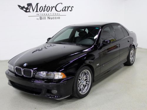 2000 bmw m5 - black/black - 31k miles!  corsa exhaust!  rear shade! park sensor!