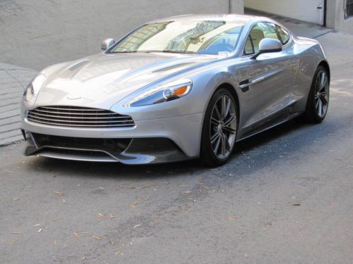 2014 aston martin vanquish in skyfall silver, with only 1,103 miles!