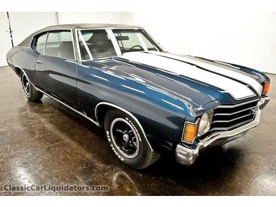 1972 chevrolet chevelle 396 big block automtatic ps pb console dual exhaust