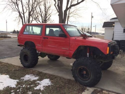 1998 jeep cherokee xj 2 door rock crawler 35&#034;