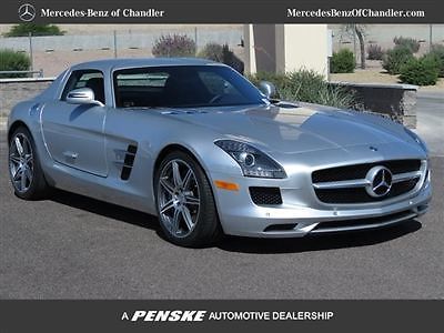 2dr cpe sls amg low miles coupe automatic gasoline amg 6.3l dohc 32-valve v8 iri