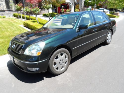2001 lexus ls 430 ultra, dark green, with the ultra package... cost over $75k