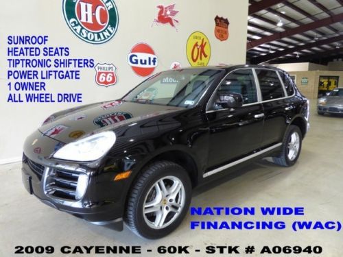 2009 cayenne awd,tiptronic,sunroof,heated leather,18in wheels,55k,we finance!!