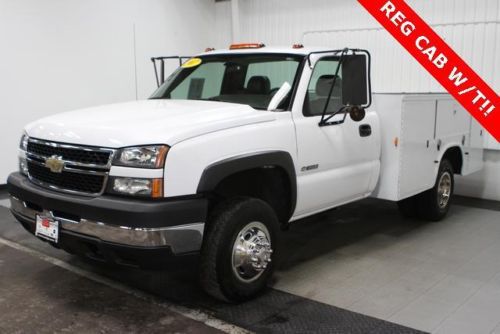 2007 Chevy K2500HD Regular Cab 4x4 Knaphiede Utility Box Dually 6.0L V8 Auto WT, US $23,990.00, image 4