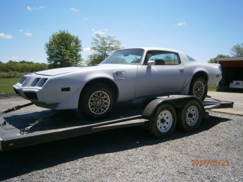 1979 pontiac firebird trans am #&#039;s matching 6.6l