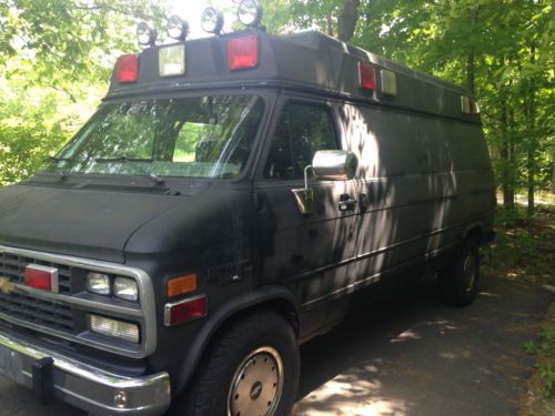 1995 chevrolet g30 ambulance conversion van