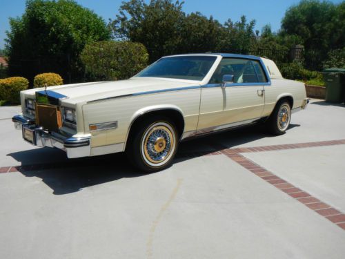 1984 cadillac eldorado barrittz 1 owner 1076 miles california car perfect