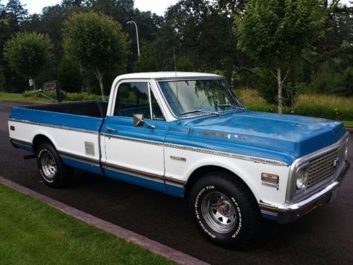 1972 chevrolet cheyenne 1/2 ton pick up 400 engine w/tac no reserve