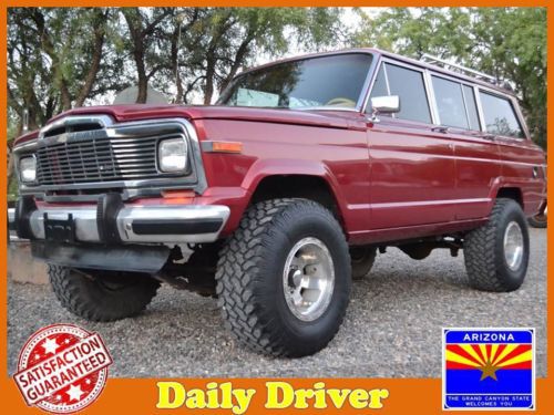 Jeep classic wagoneer wide-trak arizona vintage 4x4 rock crawler trail wagon