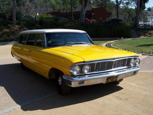 1964 ford galaxie country sedan 390 big block fresh paint and  clean interior