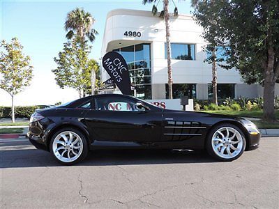 2006 mercedes benz slr mclaren coupe black on black always serviced at mercedes
