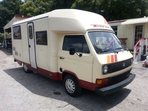 1982 vw diesel rv t3 bully camper van vanagon bus tisscher widebody longbody